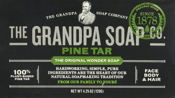 Grandpas Soap Bar Pine Tar