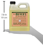 Mrs. Meyer's Clean Day Liquid Hand Soap Refill, Cruelty Free and Biodegradable Formula, Geranium Scent, 33 oz 5 Packs