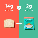 Outer Aisle Gourmet Cauliflower Sandwich Thins | Keto, Gluten Free, Low Carb & Paleo | Jalapeno 3-Packs