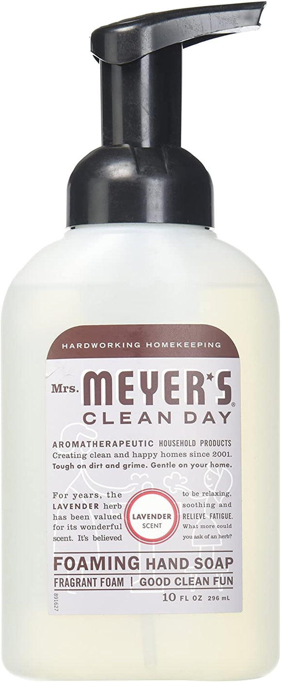 Mrs. Meyers 10 fl oz Foam soap 10OZ Foam Hand Lavender (Pack of 6)