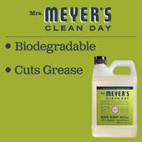 Mrs. Meyer's Clean Day Liquid Dish Soap Refill, Cruelty Free Formula, Lemon Verbena Scent, 48 oz-2Packs
