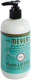 Mrs. Meyer's Clean Day Hand Lotion, Long-Lasting, Non-Greasy Moisturizer, Cruelty Free Formula, Basil Scent, 12 oz 5-Packs