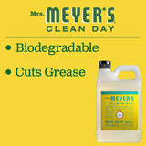 Mrs. Meyer's Clean Day Liquid Dish Soap Refill, Cruelty Free Formula, Honeysuckle Scent, 48 oz 3-Packs