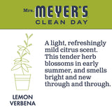 Mrs. Meyer’s Clean Day Liquid Dish Soap, Lemon Verbena, 16 ounce bottle-5Packs