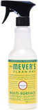 Mrs. Meyer's Clean Day Multi-Surface Everyday Cleaner, Cruelty Free Formula, Honeysuckle Scent, 16 oz 5-Packs
