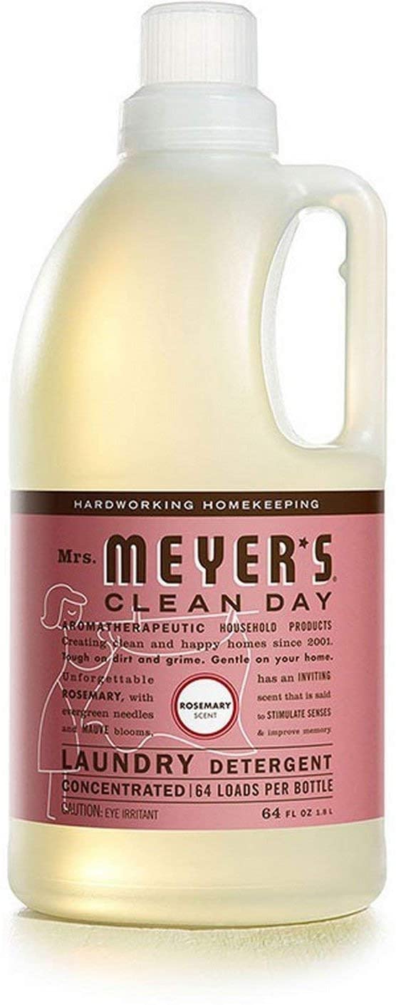 Mrs.Meyers Clean Day, Laundry Det, 2X, Rosemary, Pack of 6, Size - 64 FZ, Quantity - 1 Case