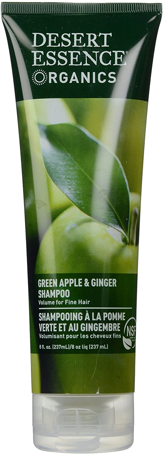 Desert Essence, Thickening Shampoo, Green Apple and Ginger, 8 oz