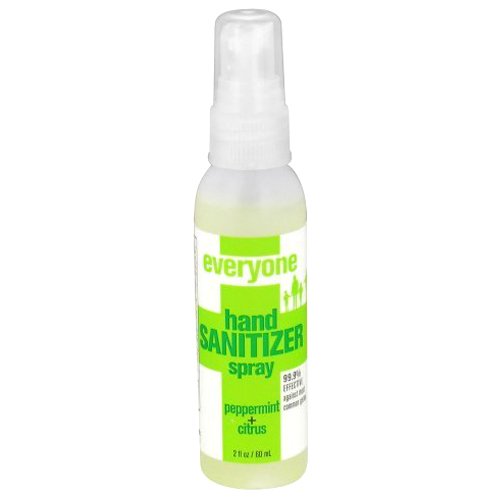 EO Products Hand Sanitizer Spray for Everyone, Peppermint, 2 Fluid Ounce