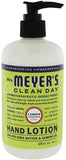 Mrs. Meyer's Clean Day Hand Lotion, Long-Lasting, Non-Greasy Moisturizer, Cruelty Free Formula, Lemon Verbena Scent, 12 oz 5-Packs
