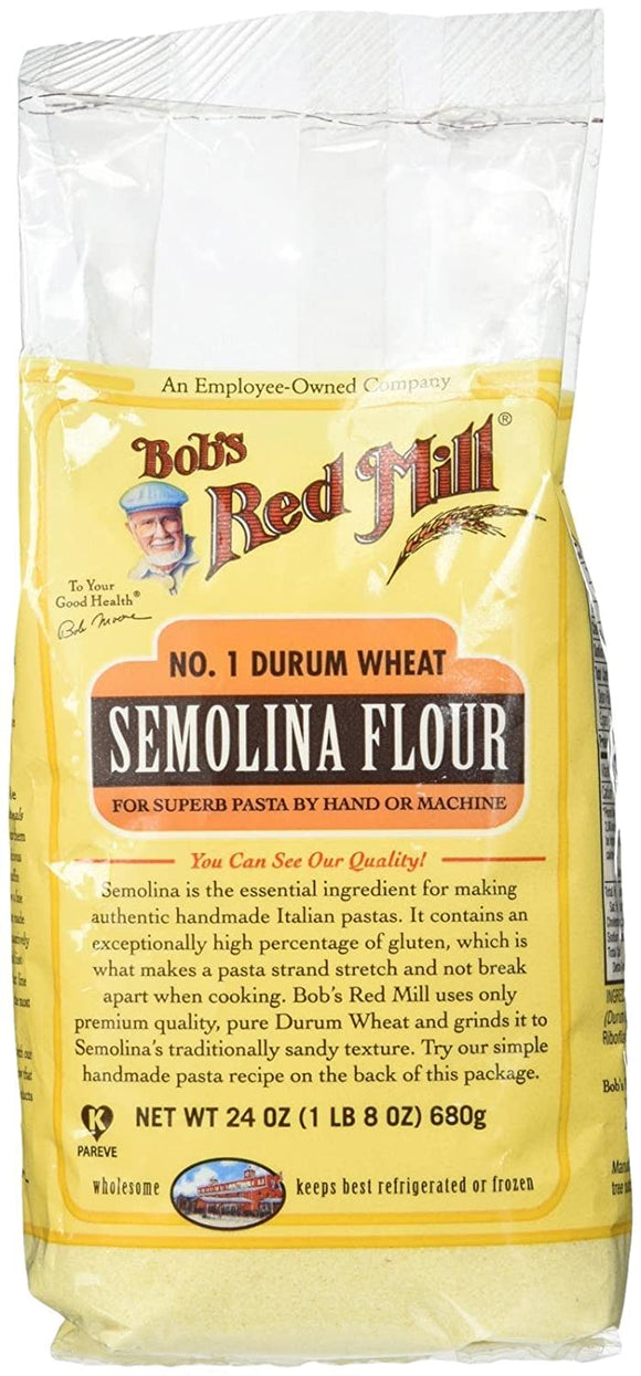 Bob's Red Mill Semolina Pasta Flour - 24 oz