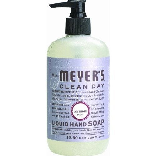 MRS MEYER''S 11104 Lavender Scent Liquid Hand Soap, 12.5-oz. - Quantity 6