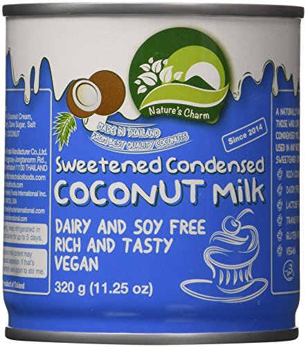 Nature's Charm Sweetened Condensed Coconut Milk, 11.25 Ounce (Pack of 6)