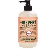 Mrs. Meyer's Clean Day Liquid Hand Soap, Cruelty Free and Biodegradable Formula, Geranium Scent, 12.5 oz
