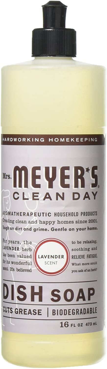 Mrs. Meyer's - Clean Day Liquid Dish Soap Lavender - 16 oz.3 Pack