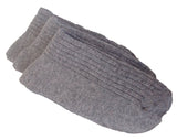 3 Pairs High Performance, Breathable, Lightweight Men's Wool Crew Socks as Hiking Socks & Running Socks Size 6-9 Solid Gray