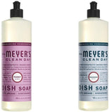 Mrs. Meyers Clean Day Liquid Dish Soap, 1 Pack Peony, 1 Pack Snowdrop, 16 OZ each