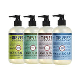Mrs. Meyers Clean Day Liquid Hand Soap, 1 Pack Lemon Verbena, 1 Pack Lavender, 1 Pack Basil, 1 Pack Rain Water, 12.50 OZ each
