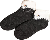 Lian LifeStyle Women's Premium Angora Lambs Wool Extra Thick Socks Classical