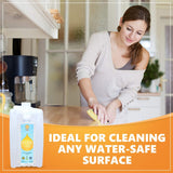 Non-Toxic All-Purpose Cleaner , Orange, US EPA Safer Choice certified, Plant-Powered Ingredients, Tough on Grease, Pack of 6, 80 Fl OZ Per Pack