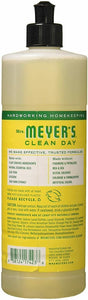 Mrs. Meyers Clean Day Liquid Dishwashing Soap, Honeysuckle, 16 oz-5Packs