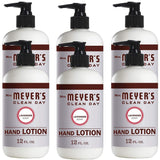 Hand and Body Lotion w/ Shea Butter, Almond Oil & Essential Oils | Lavender Scented Lotion for Women and Men Lotion 12 FL Oz Refillable Pump Bottle, Pack of 6