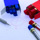 Pentel Lead 0.5mm, Red, 12 Leads Per Tube, Box of 12 Tubes (PPR-5)