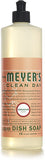 Dish Soap, Geranium Scent, Non Toxic, Ultra-Concentrated, Without Dyes, Parabens, Phosphates, Phthalates, Pack of 4, 16 FL OZ Per Pack