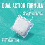 Dish Washer, Detergent Packs, Fresh Citrus Scent, Dual Action Formula, Non Toxic, Without Dyes, Parabens, Phosphates, Phthalates, Pack of 3, 18 Count per Pack, 11.4 FL OZ Per Pack,