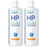 Oxygen Plus Hydrogen Peroxide, With 3% Food Grade, No Toxic Stabilizers or Heavy Metals, Ultimate Cleaner for 1st Aid Cuts and Scrapes, NON GMO, Won't Burn, Pack of 2, 16 Fl OZ Per Pack