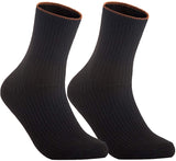 Lian LifeStyle Women's 2 Pairs Cute & Comfortable Wool Crew Socks Size 6-9 HR1612