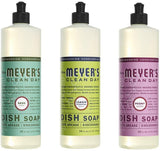 Liquid Dish Soap, 1 Pack Basil, 1 Pack Lemon Verbena, 1 Pack Peony, 16 OZ each