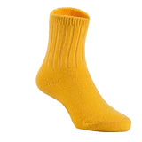 6 Pairs Children's Durable, Stretchable, Thick & Warm Wool Crew Socks. Perfect as Winter Snow Sock and All Seasons FS01 Size 4Y-6Y(Yellow)