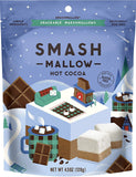 Hot Cocoa by SMASHMALLOW | Snackable Marshmallows | Non-GMO | Organic Cane Sugar | 100 calories | (4.5 oz)