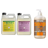 Liquid Hand Soap Refill, 1 Pack Honey Suckle, 1 Pack Peony, 33 OZ each include 1, 32 OZ Bottle of Bath & Shower Gel Soap, Citrus/Mint
