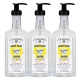 Hand Soap, Lemon Scent, Gently Cleanses and Revitalizes, Plant-Based Formula, Non-GMOs, Parabens, Harsh Preservatives, Synthetic Colors, Pack of 3, 11 Fl OZ Per Pack