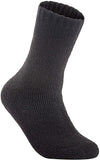 Lian LifeStyle Men's 4 Pairs Ultralight Wool Blend Crew Socks WD Plain Size 6-9
