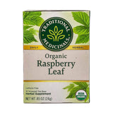 Organic Raspberry Leaf, Tea Bags, Herbal Wrapped, Herbal Supplement, Caffeine Free, GMO Free, Pack of 2, 16 Count Per Pack, 0.85 OZ Per Pack