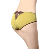 Meso Women's 4 Packs Laced Underwear Multi Size XS/S(Mustard Green)