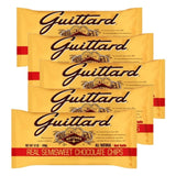 Baking Chips, Semi Sweet Chocolate, Gluten Free, Fair Trade, Non-GMO, No Sugar, Alcohol or Soy, Pack of 5, 12 OZ Per Pack