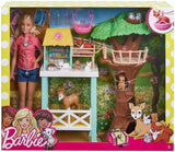 Barbie Doll and Animal Rescue Center with 8 Animals