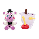 Flushin' Frenzy + Five Nights at Freddy's Pizza Simulator - Helpy Collectible Figure, Pack of 2