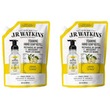 Foaming Liquid Hand Soap Refill Pouch, Lemon Scent, Liquid Hand Wash for Bathroom or Kitchen, USA Made and Cruelty Free, 28 Fl OZ Per Pack, 2 Pouches