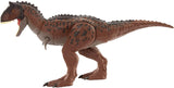 Jurassic World Camp Cretaceous Isla Nublar Control ‘N Conquer Carnotaurus Toro Large Dinosaur Figure with Primal Attack Feature, Sounds, Movable Joints, Authentic Detail; Map & Stickers