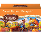Celestial Seasonings Black Tea, Sweet Harvest Pumpkin, 20 Count (Pack of 6)