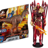 Control ‘N Conquer Large Dinosaur Figure with Authentic Detail + Toys DC Multiverse Azrael: Batman Curse of The White Knight #1 7" Action Figure, Pack of 2