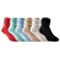 Lian LifeStyle Boy's 3 Pairs Extra Thick Wool Boot Socks Crew Plain Color LK01 (0Y-5Y)