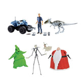 The Nightmare Before Christmas Deluxe Lighted Action Figure Box Set + World Deluxe Story Pack Off-Road Tracker ATV, Pack of 2