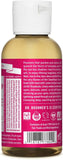 Pure Castile Liquid Soap, Rose, Made with Organic Oil, For Face, Body, Hair, Laundry, Pets and Dishes, Concentrated, Vegan, Non-GMO, Pack of 3, 2 Fl OZ Per Pack