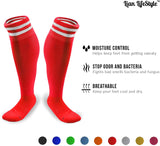 Lian LifeStyle Men's 1 Pair Knee High Sports Socks for Baseball/Soccer size M