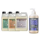 Liquid Hand Soap Refill, 1 Pack Basil, 1 Pack Geranium, 1 Pack Lavender, 33 OZ each include 1, 12.75 OZ Bottle of Hand Soap Lavender + Coconut